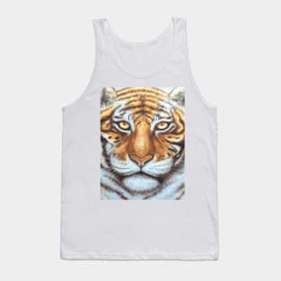 Snow Tiger Posterized Tank Top